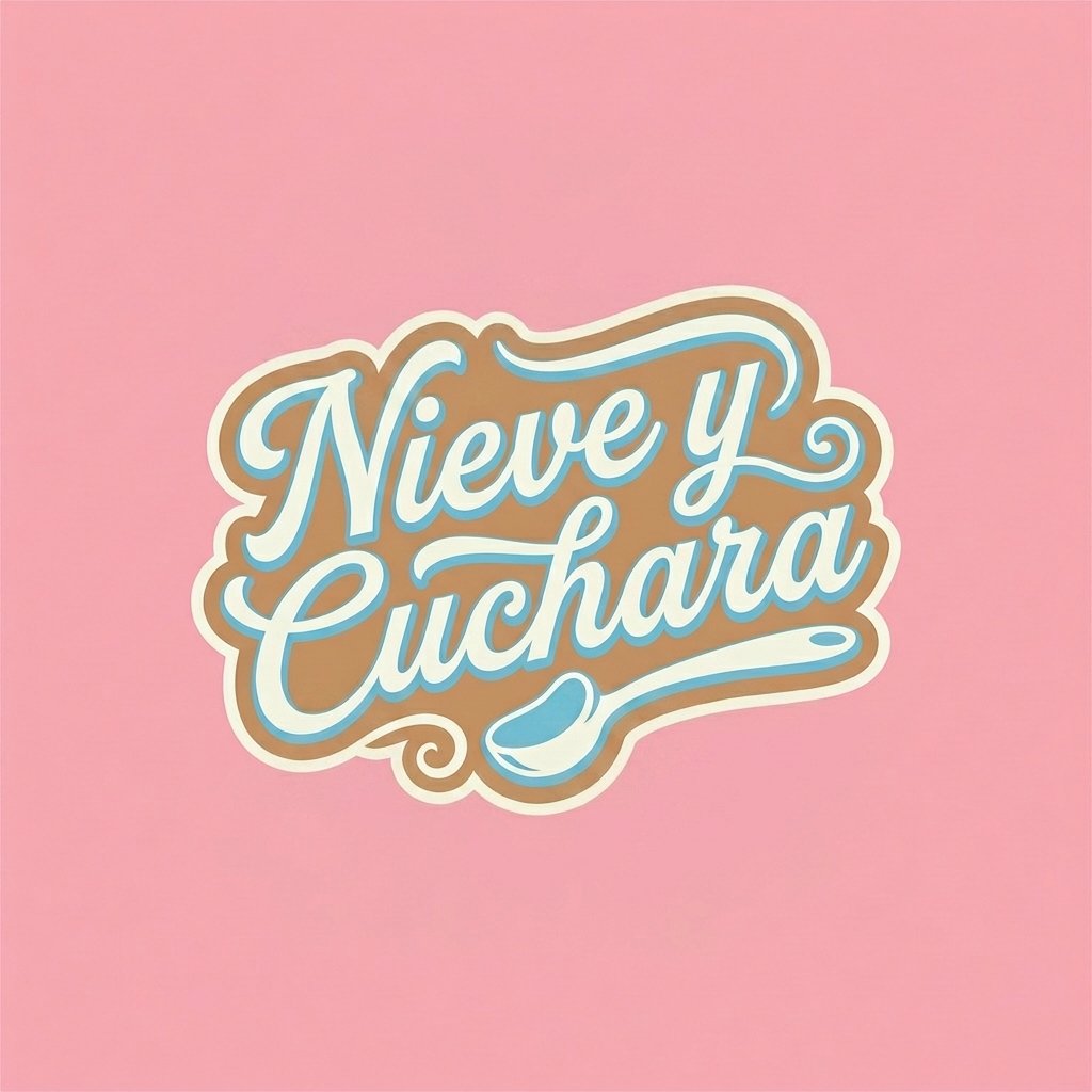 Nieve y cuchara